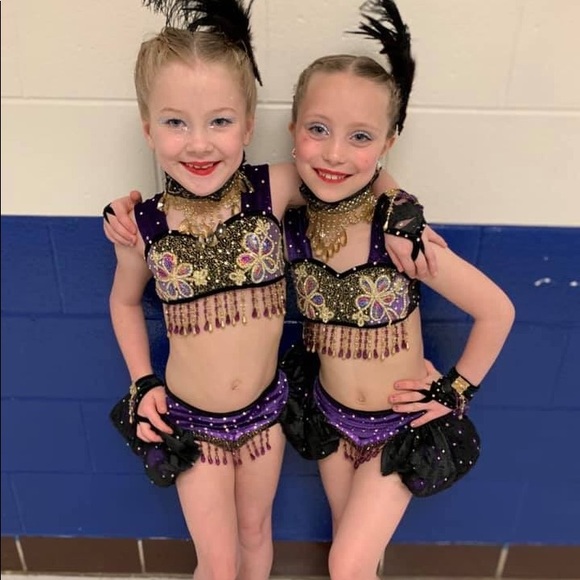 Duet Costumes lots of stones. Judges loved them! - Picture 1 of 1